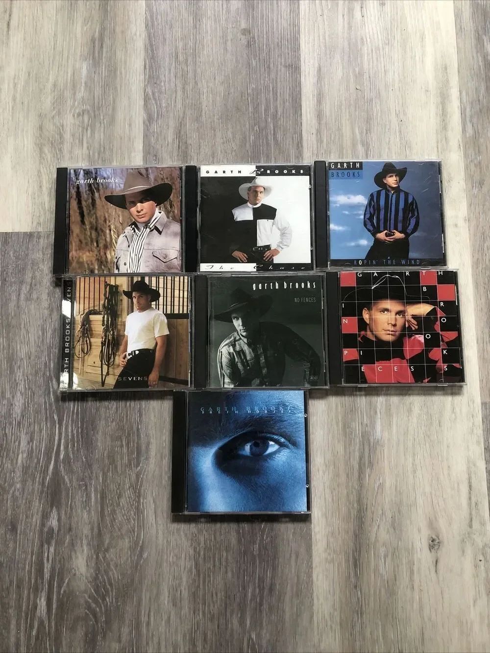 GarthβBrooks Lot Of 7 Cds. No Fences, Sevens, The Chase, Fresh Horses And More